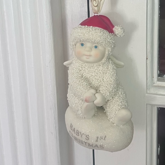 First Christmas Ornament Dept. 56 Snowbabies Ornament Holiday Baby's First - Picture 5 of 9